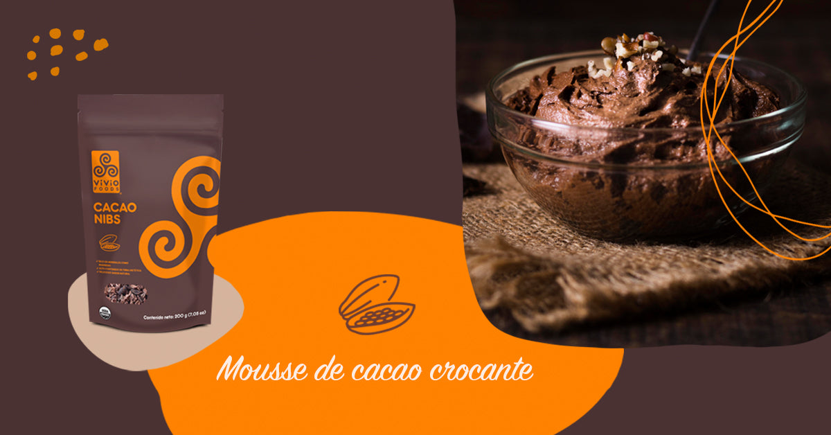 Mousse de cacao crocante