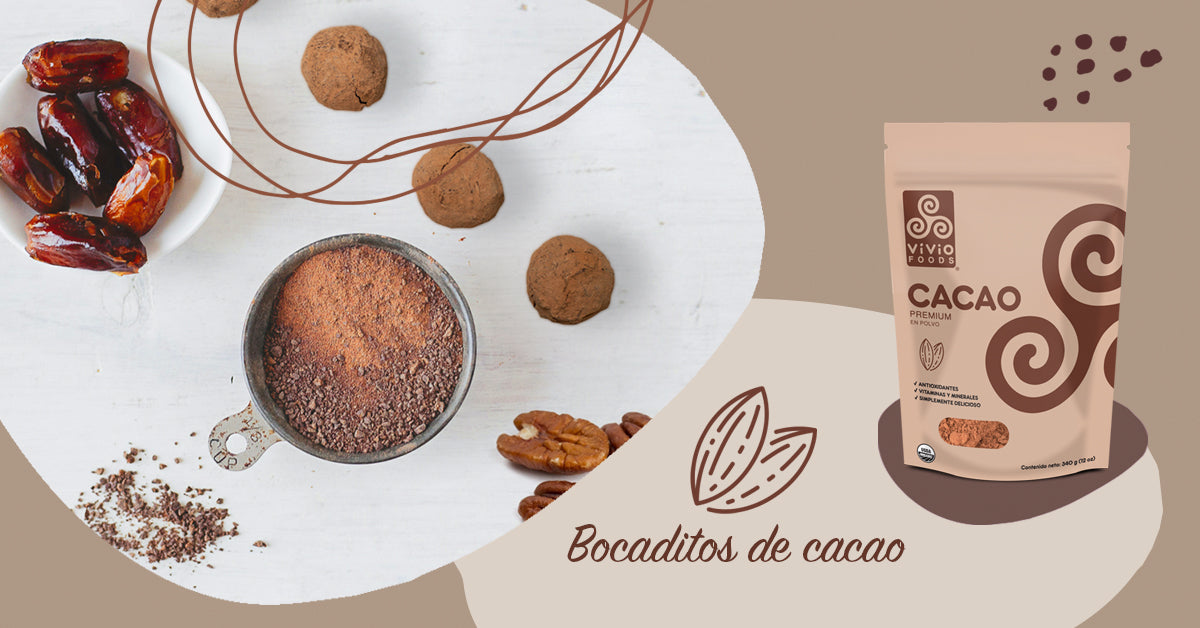 RECETA Bocaditos de cacao